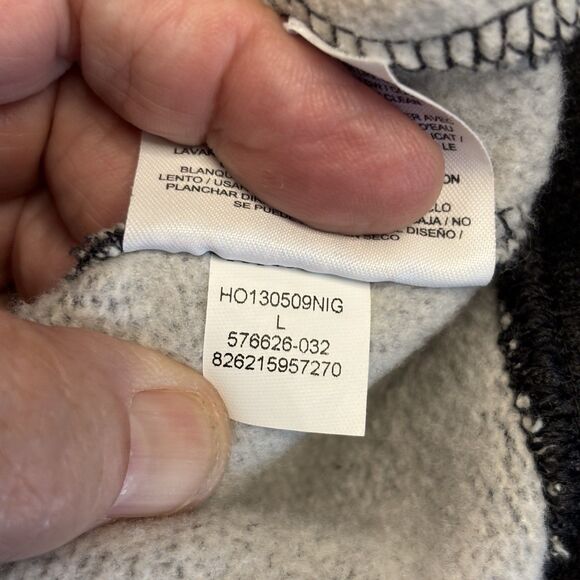 Mens Nike Air Jordan Vintage Y2K Gray Hoodie Sweatshirt Blue Jumpman Size L - Picture 10 of 14